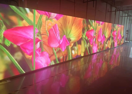 室内型アルミキャビネット フルカラーLEDディスプレイ RGB LED 高エネルギー効率の広告板