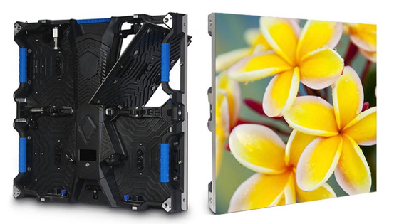 モジュール 256mm x 128mm フルカラー SMD2121 インダース RGB LEDディスプレイ 鋳型アルミスクリーン P4 768X768mm サイズ