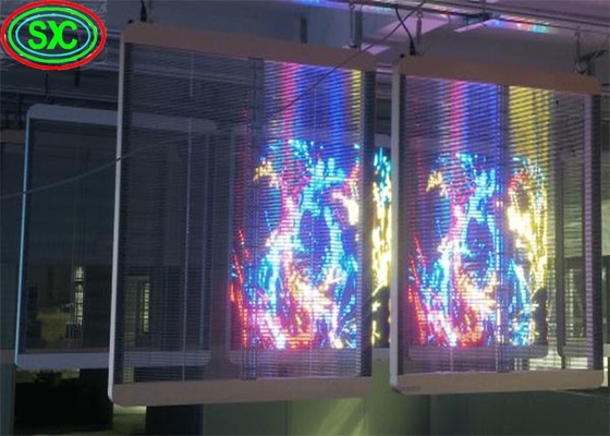 中国 室内 P3.9-7.8 フルカラー 透明 LED ディスプレイ スマッド カーブ