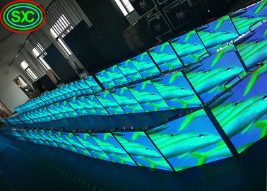 LEDスクリーンステージの背景 室内 P3.91 ダイ・カスティング アルミニウムレンタル LEDディスプレイ スーパースリムレンタルキャビネット 室内レンタル LEDパネル
