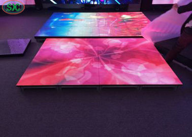 室内 P8 フルカラー LED ダンスフロア 1000mmX500m キャビネット 3年保証