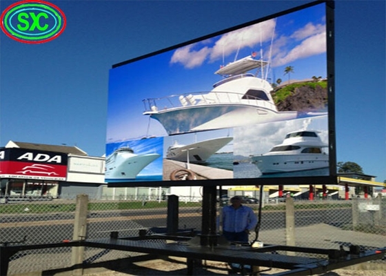P8 屋外 フルカラー HD LED 型 鋳型 アルミ スクリーン 15625 ドット マトリックス/Sqm