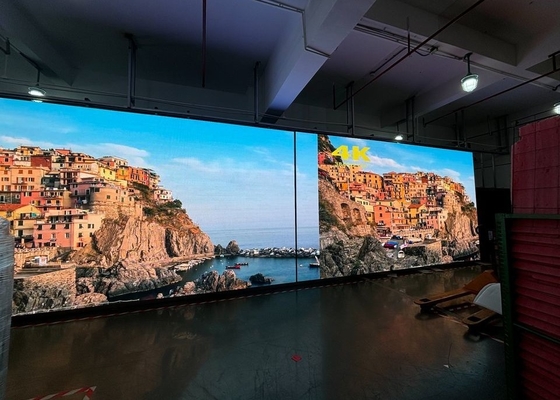 高亮度P4 ダイカストアルミニウムケース付き 屋外広告LEDスクリーン