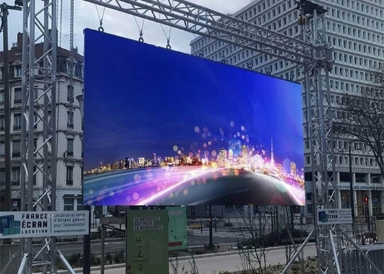 P4.81 解像度 HD LEDディスプレイのレンタル 250*250 モールと街