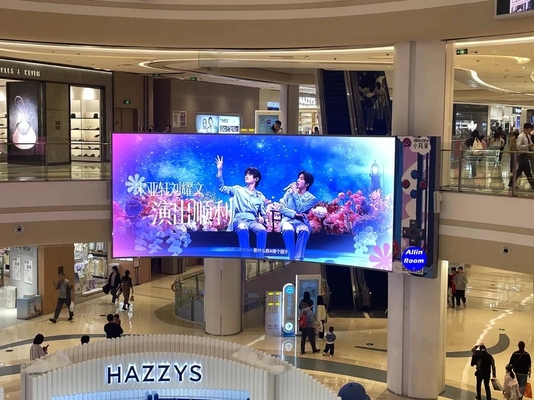 P3.91 HD LEDビデオウォール 64*64 解像度 250*250 広告やショッピングモール用