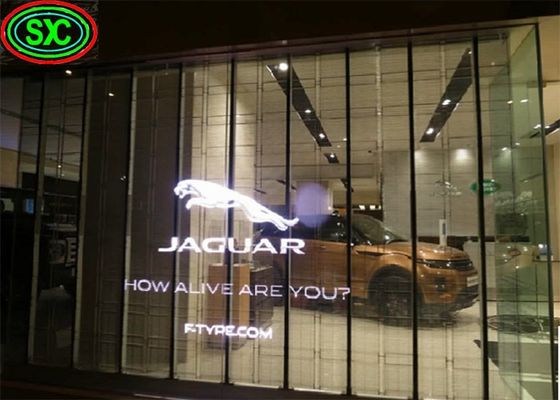 ワイファーチップ 透明なLEDパネル 高可視性 鉄/鋼キャビネット LED透明ディスプレイ