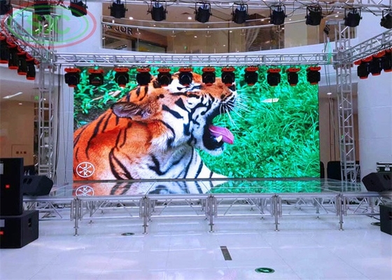 HD 室内 P6 ステージ 背景 イベント LED Rnetal ビデオ ウォール LED ディスプレイ スクリーン