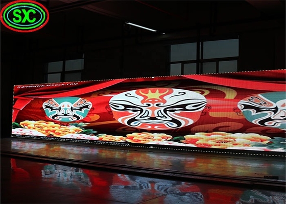 256mm x 128mm モジュールのサイズ 高画質SMD2121とダイカスティングアルミニウム材料のフルカラーインダースLEDスクリーン