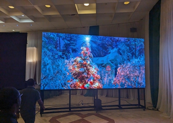 高明るさP6 SMD LED 型 鋳型 アルミ スクリーン 768x768mm 鉄製 キャビネット