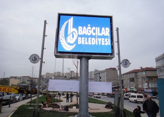 P10 アウトドア LED 掲示板 10mm ピクセル 50000cd 明るさ