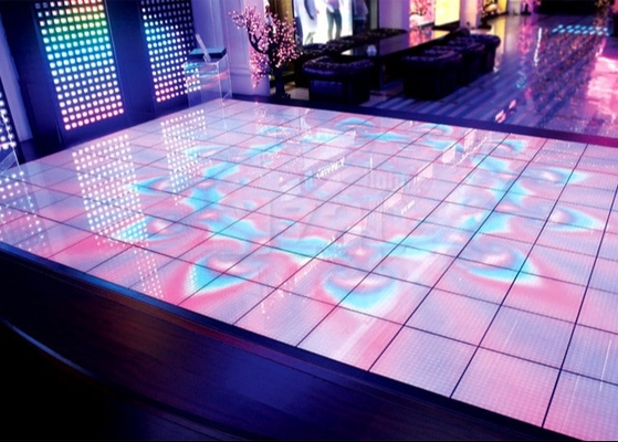 室外P5ビデオステージレンタル 結婚式ダンスフロアライト HD 64*32解像度