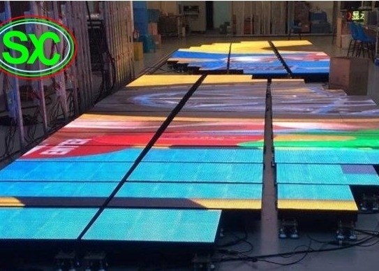 P3.91 室内フルカラーLED照明 ダンスフロア 250*250mm LEDモジュール 65410点/平方メートル