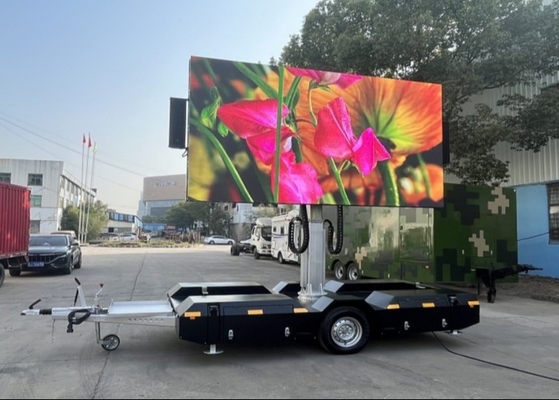 レンタル ダイ・カスト アルミニウム HD アウトドア P4.81 モバイル トラック LED ディスプレイ, 250*250mm モジュール