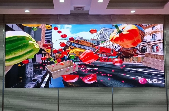 ショッピングモール レンタル スクリーン 懸垂 LED ステージ 背景 P2 HD 128*64 解像度