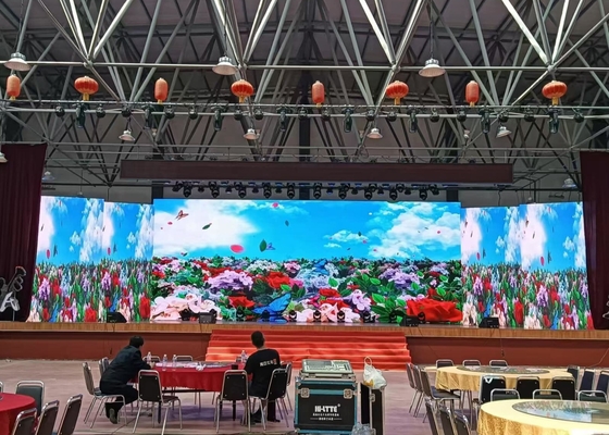 レンタルソフトモジュール 多画面P6 LEDビデオディスプレイ 屋外防水 高画質HD