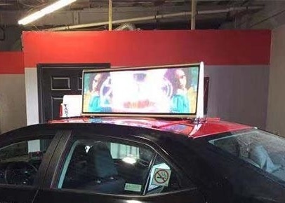 調整可能なP3 LED タクシー トップスクリーン広告 小さく取り外され 簡単に設置できます