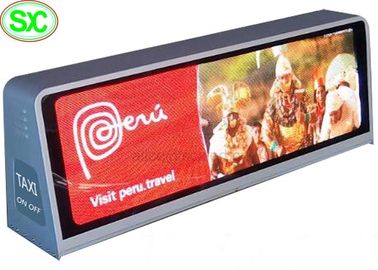 タクシー屋上 LED ディスプレイ HD 防水 フルカラー WIFI GPS ビルボード P5