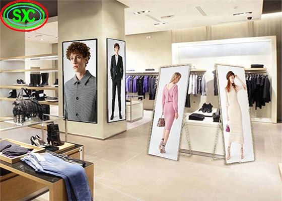 ダイキャストアルミニウムスクリーンフロントCOB P2.5デジタルLEDポスター ステレオマウント 簡単設置