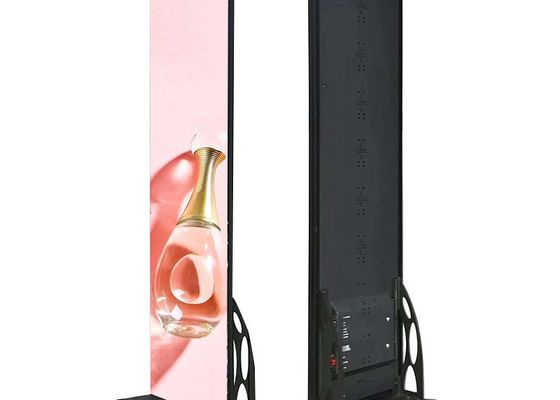 ダイキャストアルミニウムスクリーンフロントCOB P2.5デジタルLEDポスター ステレオマウント 簡単設置