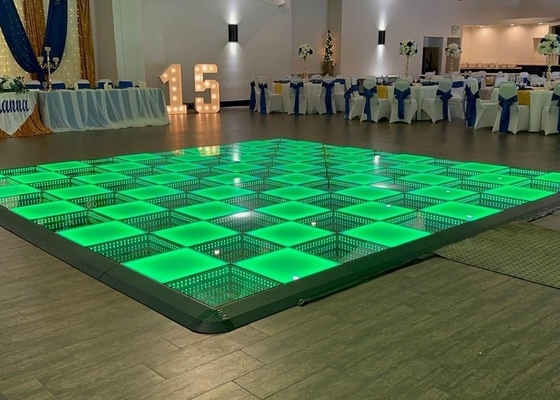パーソナライズ可能なデザイン P3 LED ダンスフロアタイル 頑丈なインタラクティブな画面