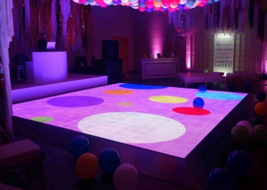 P8 LED ダンスフロア ビデオ ライトアップ 床タイル 電力供給 3年保証