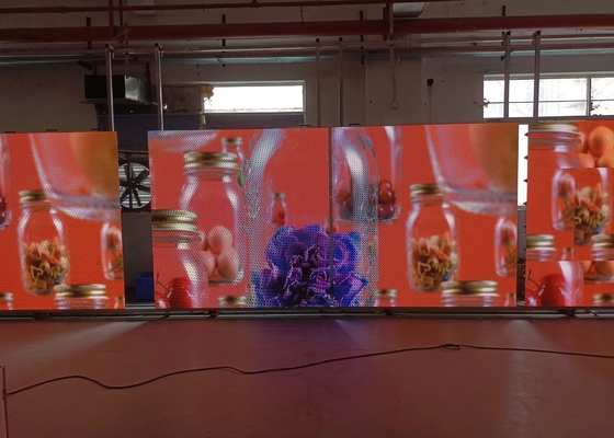 P4 RGB インダーLEDディスプレイボード,1/16 スキャンLEDスクリーン ビデオ壁 IP34 HD 柔軟