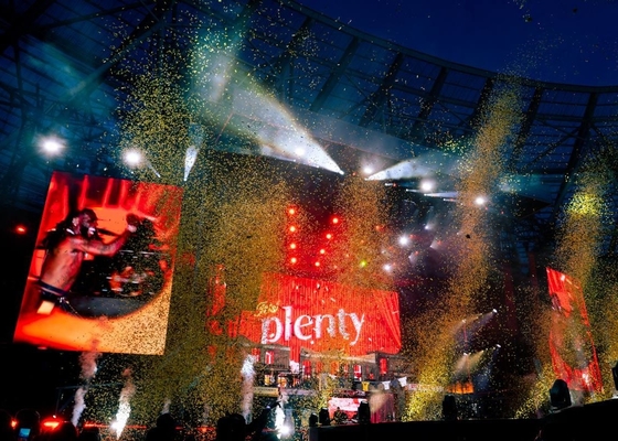 大型スクリーン スタジアム ダイカスト アルミ製 LED ディスプレイ P3 屋外レンタル IP65 防水 HD 高明るさ