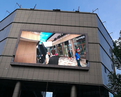 屋外P5 960x960mmのマグネシウムのキャビネットIP65の国家の星ランプの固定設置デジタル表示装置の映画広告