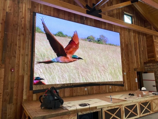 室内レンタルキャビネット RGB LEDディスプレイ画面 高解像度 P8 1/4 スキャンモード