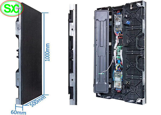 でき事のための屋内フル カラーP4.81レンタルLEDスクリーン表示500x1000mm