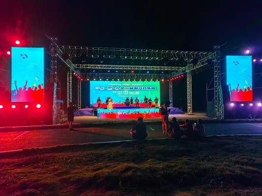 P6 防水 屋外 フルカラー LED レンタル スクリーン 超クリア 視角