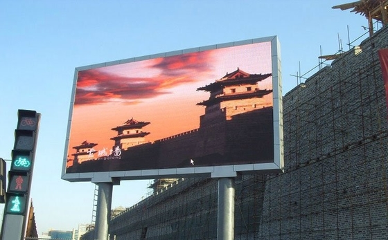 HD 巨大画面 P10 屋外 フルカラー LED ディスプレイ ビデオ ウォール 商業広告