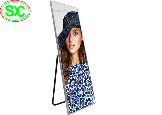 携帯用屋内フル カラーのLED表示、デジタルLEDポスターP3によって導かれる媒体の表示