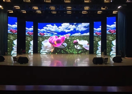 超クリア 大きいステージ画面 フルカラー P3.91 高リフレッシュレート 3840HZ の透明 LED スクリーン