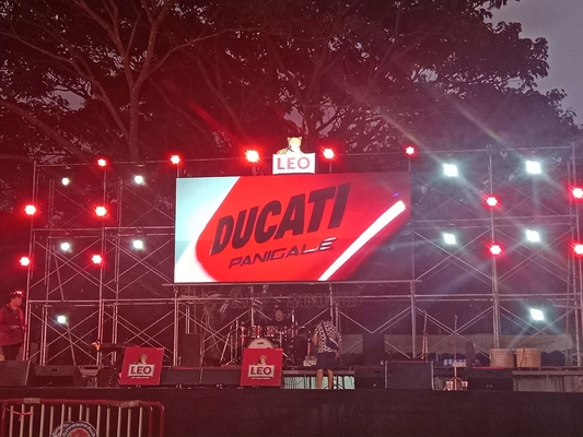 インダースフルカラーLEDディスプレイ 鋳型アルミスクリーン