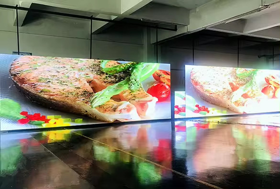 レンタル スクリーン 鋳造型 アルミ/鉄箱 960mm*960mm P5 室内 LED ディスプレイ HD 画像広告