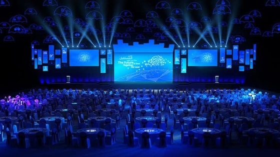 大型レンタルステージスクリーン 7500cd/m2 フルカラーLEDディスプレイ 室内ビデオウォール イベント 高性能