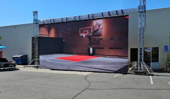 P6 SMD フルカラー インダースレンタル LEDディスプレイ 6000cd/m2