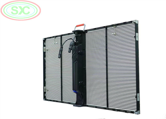 吊り付け式LEDスクリーン 透明LEDディスプレイ 1000*500MM 調整できる明るさ