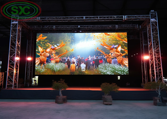 HD 4K 500*500mm レンタル LED ディスプレイ 2500cd/m2 高画素密度のSMD LEDスクリーン
