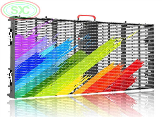 P3.91-7.82 透明LEDスクリーン 500x1000mm 5000cd/m2