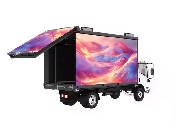 ランプサイズ 2727 モバイル トラック 高リフレッシュ周波数とフルカラーチューブチップのLEDディスプレイ
