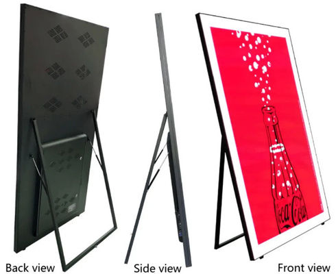 お買い得 アルミニウムキャビネット デジタルインドアポスターディスプレイ 680x2000mm 画面サイズ インドア広告の最大効果 オンライン