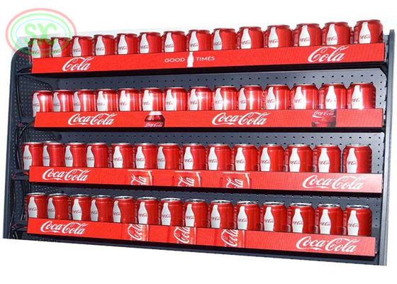 新商品 小ピクセルピッチ COB 棚スクリーン P1.87 スーパーマーケット/クラブ/店舗 屋内棚ストリップ LED サイ