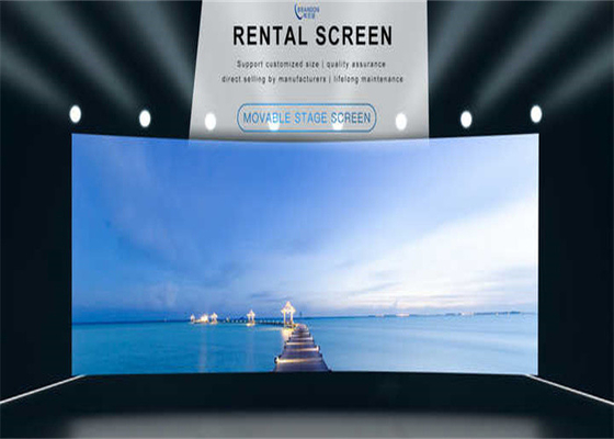 レンタル 設置 鋳型アルミスクリーン HD RGB LED ディスプレイ LED ビデオスクリーン 250x250mm モジュール