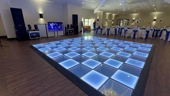 室内 P8 フルカラー LED ダンスフロア 1000mmX500m キャビネット 3年保証