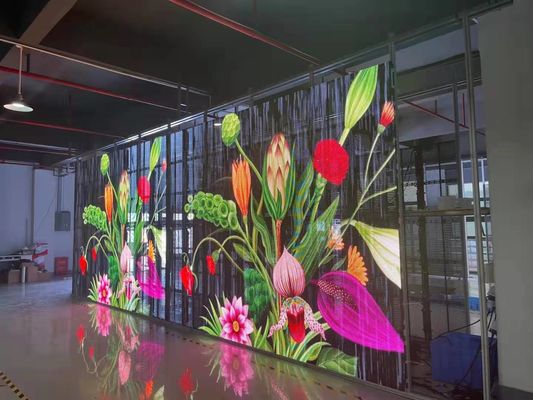 ウェーハチップ透明LEDパネル、高視認性透明LEDスクリーン、透明LEDスクリーンディスプレイ