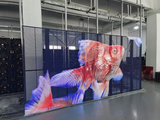 透明なLEDパネル,高可視性透明なLEDスクリーン