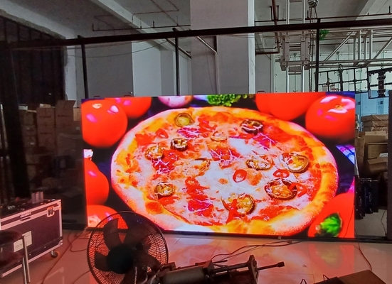 ダイカストアルミニウムスクリーン フロントP2.5 デジタルLEDポスター ステレオマウント 簡単にインストール