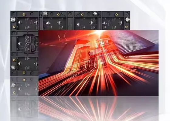 広告 鋳型アルミレンタルモジュールP6 懸垂型防汚HDLEDディスプレイ